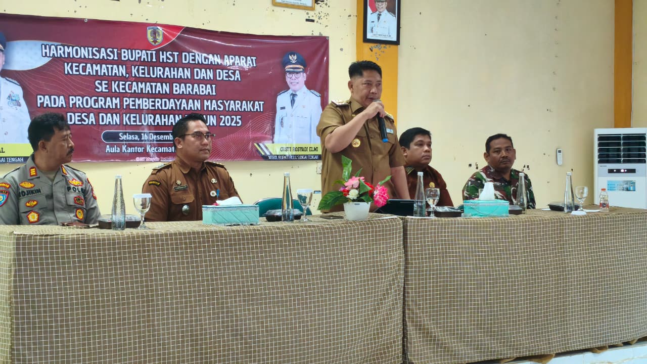 Bupati HST Dorong Penguatan Pemberdayaan Masyarakat Desa dan Kelurahan