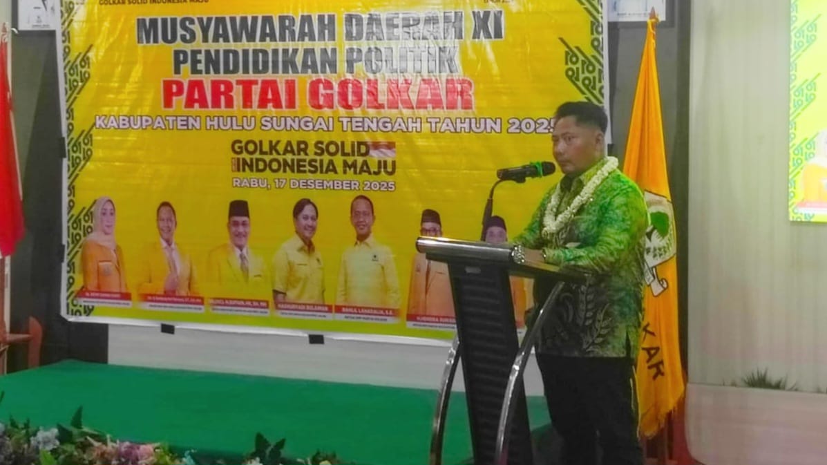 H Sa’ban Effendi Kembali Nakhodai DPD Partai Golkar HST