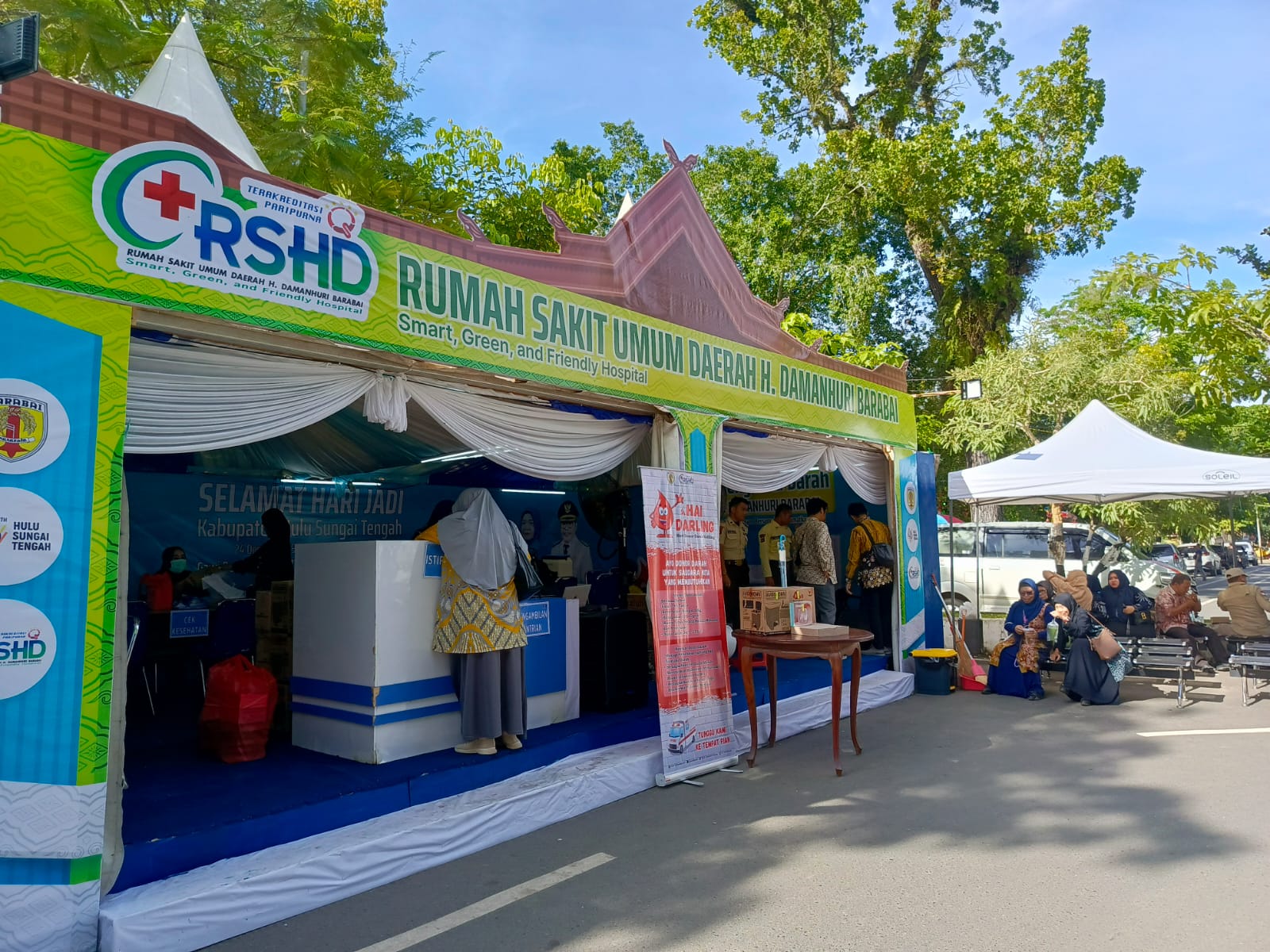 RSUD H Damanhuri Barabai Hadirkan Pelayanan Gratis di Expo HST 2025