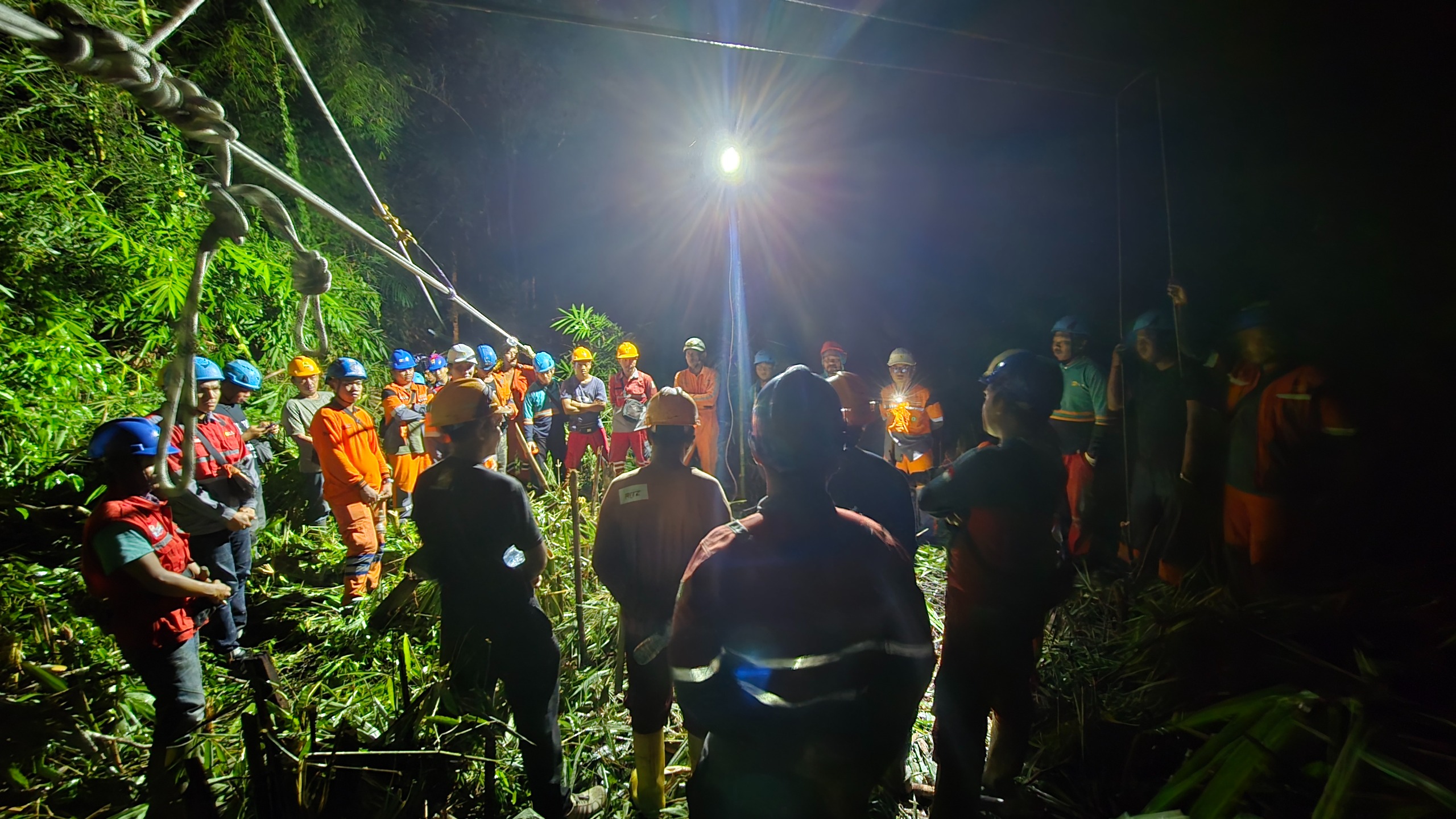 PLN UPT Pontianak Pulihkan Jaringan Terdampak Pohon Tumbang pada Line 2 Tayan – Ngabang