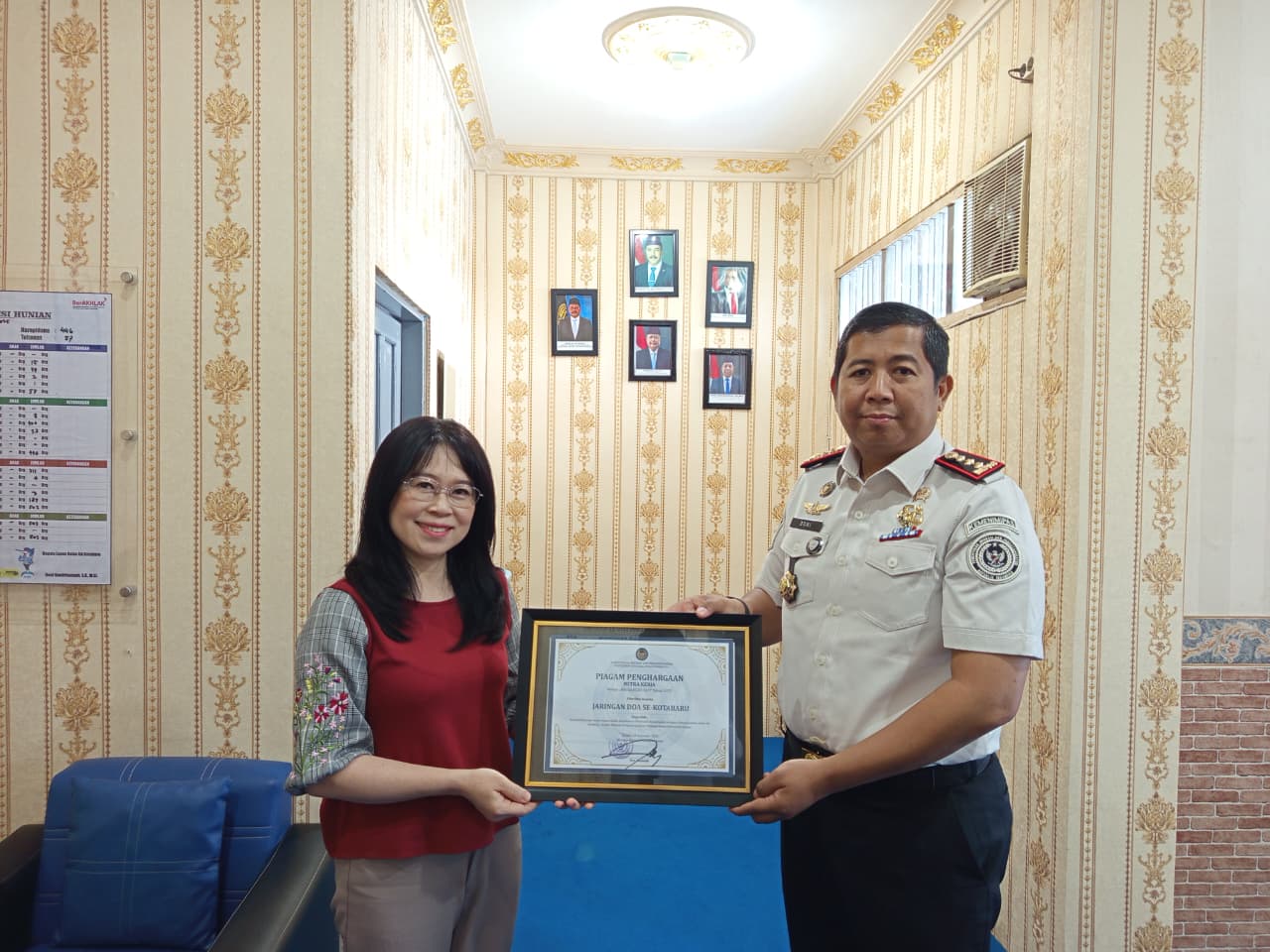 JDSE Terima Penghargaan dari Lapas Kotabaru