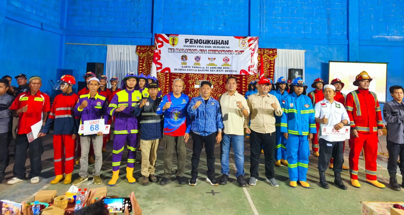 Samsul Rizal Hadiri Pengukuhan Anggota Balakar 654 Murakata