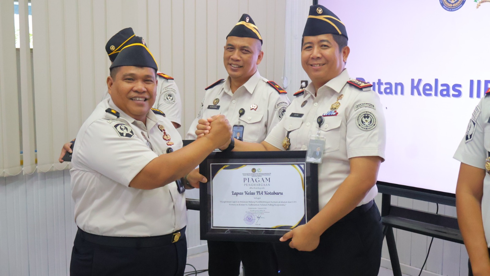 Lapas Kotabaru Raih 8 Penghargaan di Rakor Rencana Aksi 2026 Kanwil Ditjenpas Kalsel