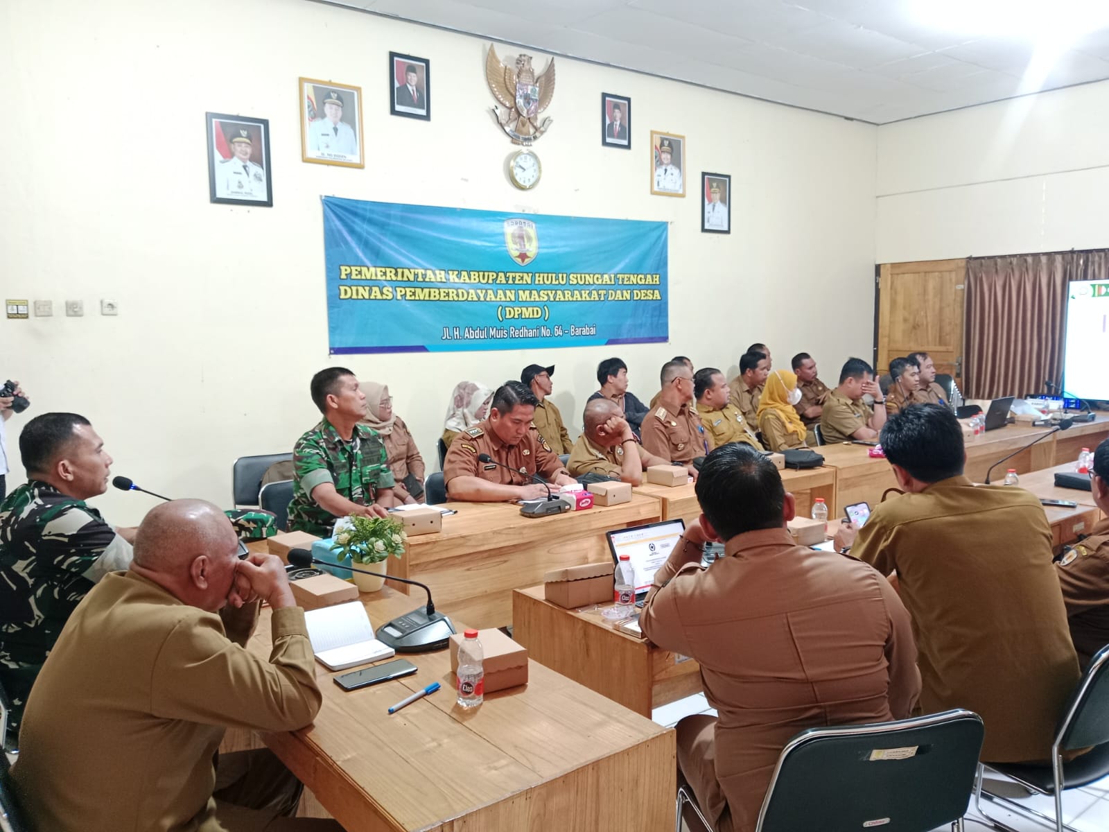 Rakor KDMP, Kodim HST Tegaskan Dukungan terhadap Program Pemerintah Daerah