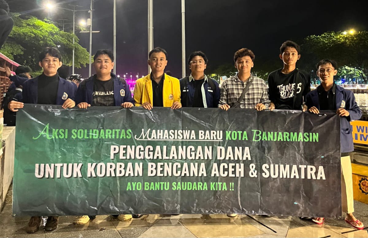 Maba Peduli Banjarmasin Galang Donasi untuk Korban Bencana Alam