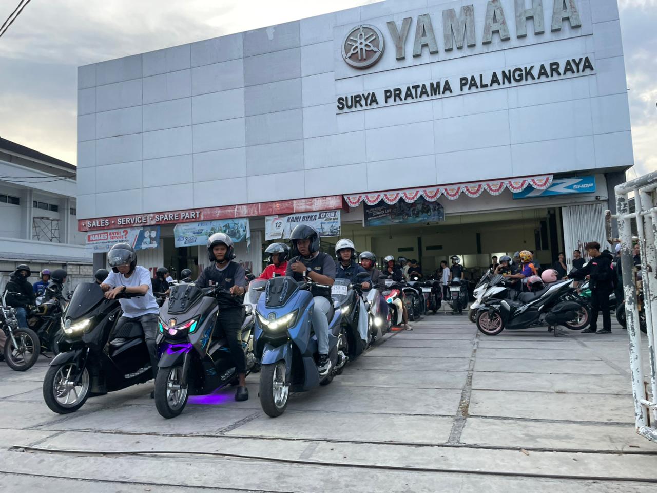 Hadirkan Komunitas NMAX, Aerox, dan XSR: Begini Kemeriahan Yamaha Synergy Ride Palangkaraya