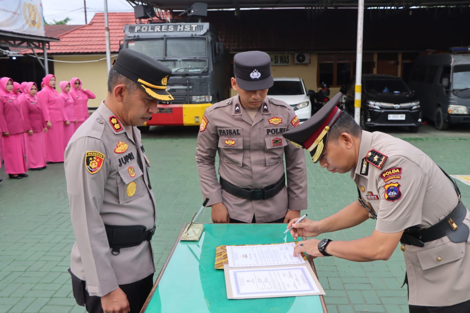 Kapolres Pimpin Sertijab Sejumlah Jabatan Strategis di Polres HST