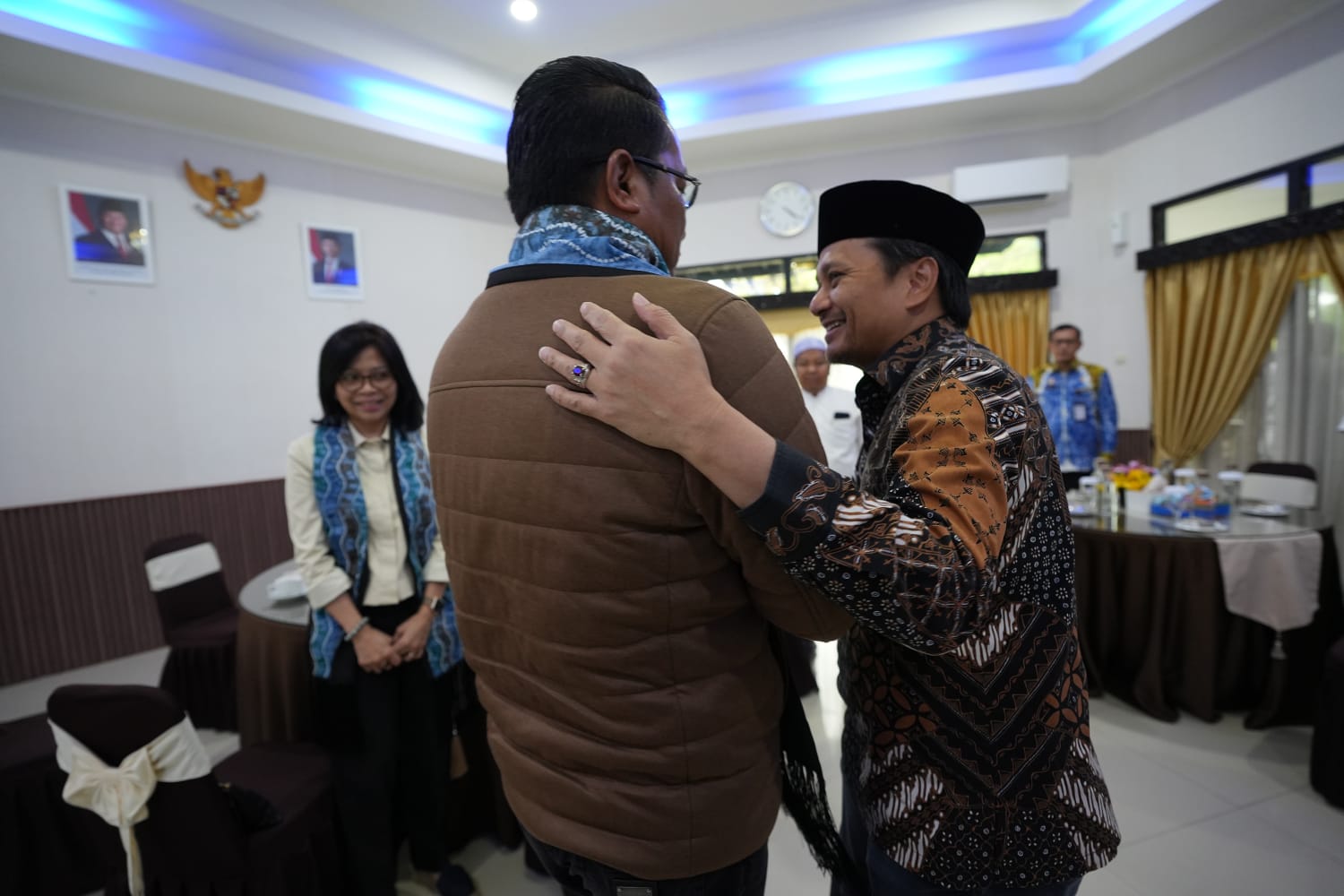 Wagub Hasnuryadi Sambut Kedatangan Menteri Hukum