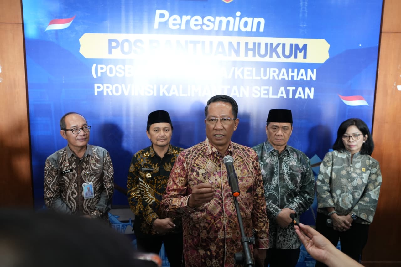 Menteri Hukum Resmikan Pos Pelayanan Hukum se-Kalsel