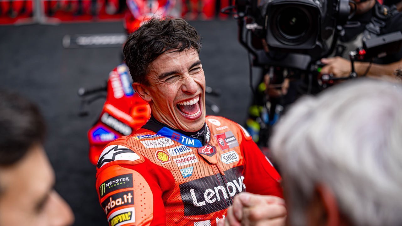 Bahagianya Marc Marquez Akhirnya Latihan Pakai Ducati Panigale V2 Usai Cedera Bahu