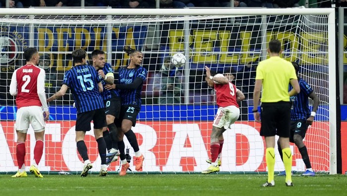 Inter MIlan Vs Arsenal: Jesus dan Gyokeres Benamkan Nerazzurri