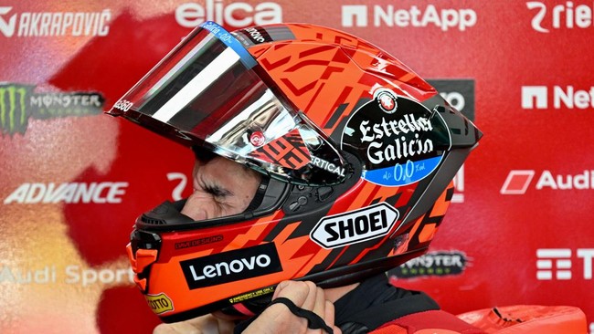 Meski Cedera, Marc Marquez Tetap Berbahaya