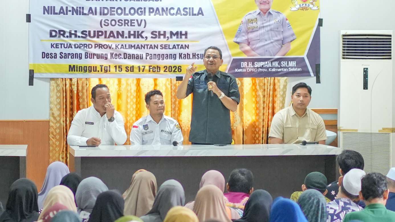 Ketua DPRD Kalsel Tekankan Pentingnya Menanamkan Nilai-nilai Pancasila bagi Generasi Muda