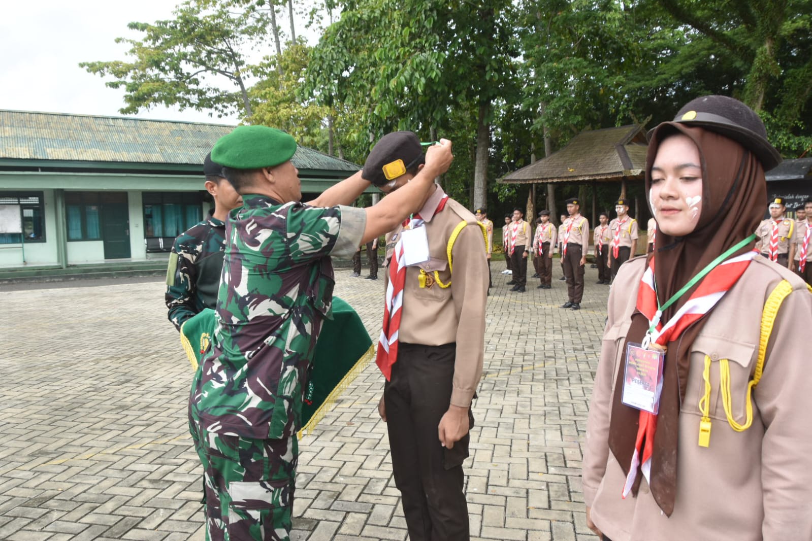 Perkemahan KKRI di Makodim HST Berakhir, Ini Pesan Dandim