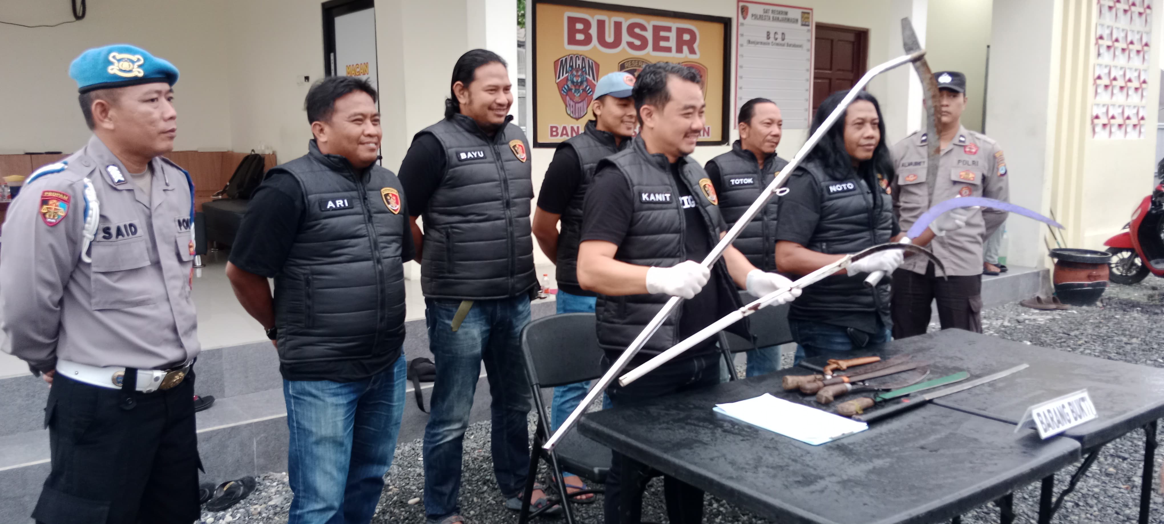 Belasan ABH Diamankan Polisi Usai Kejar-kejaran di Kelayan Banjarmasin Selatan