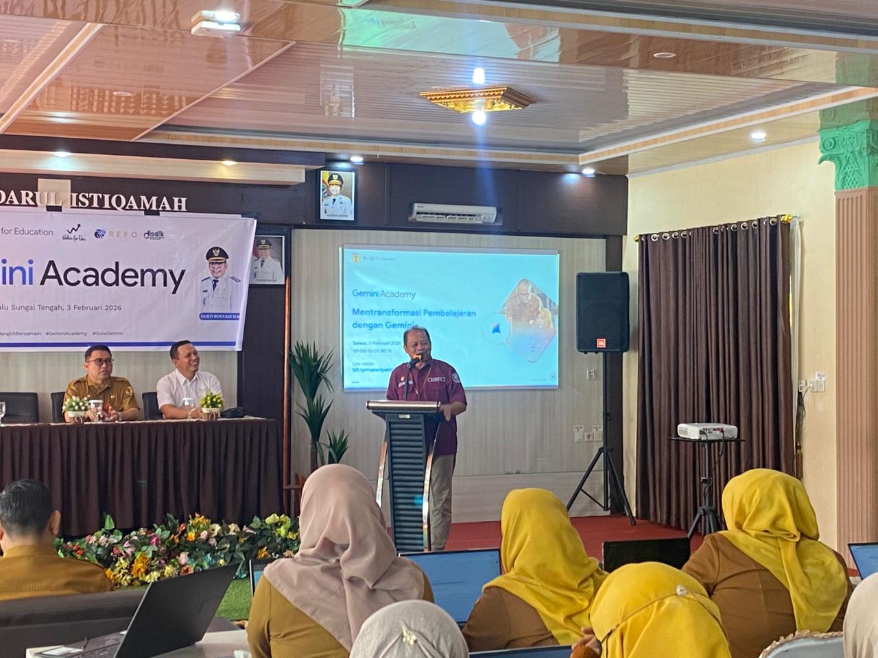 Tingkatkan Kompetensi Guru Hadapi Era AI, Pemkab HST Gelar Pelatihan Gemini Academy 2026