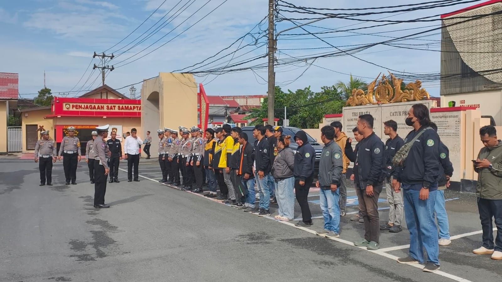 Polres Kotabaru Gandeng Komunitas Ojol dalam Operasi Keselamatan Intan 2026