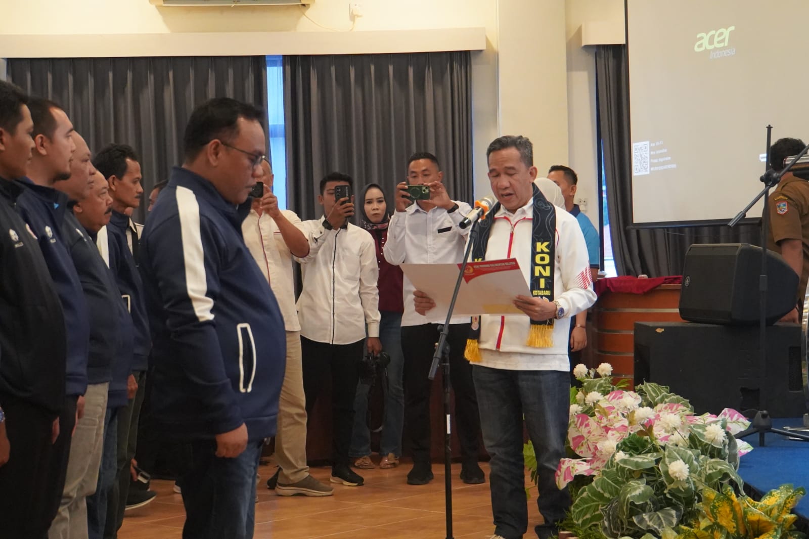 Bupati Kotabaru Hadiri Pelantikan Pengurus KONI Masa Bakti 2026–2030