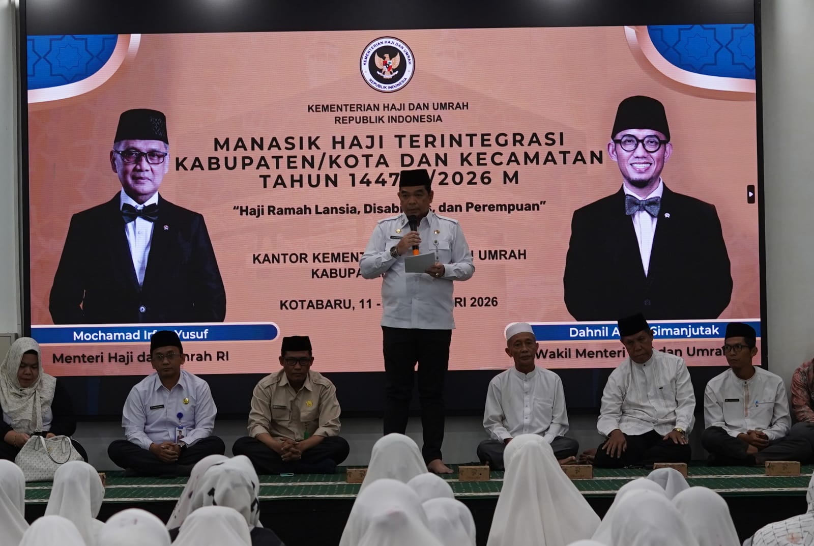 303 Calon Jemaah Haji Kotabaru Ikuti Bimbingan Manasik Haji Terintegrasi
