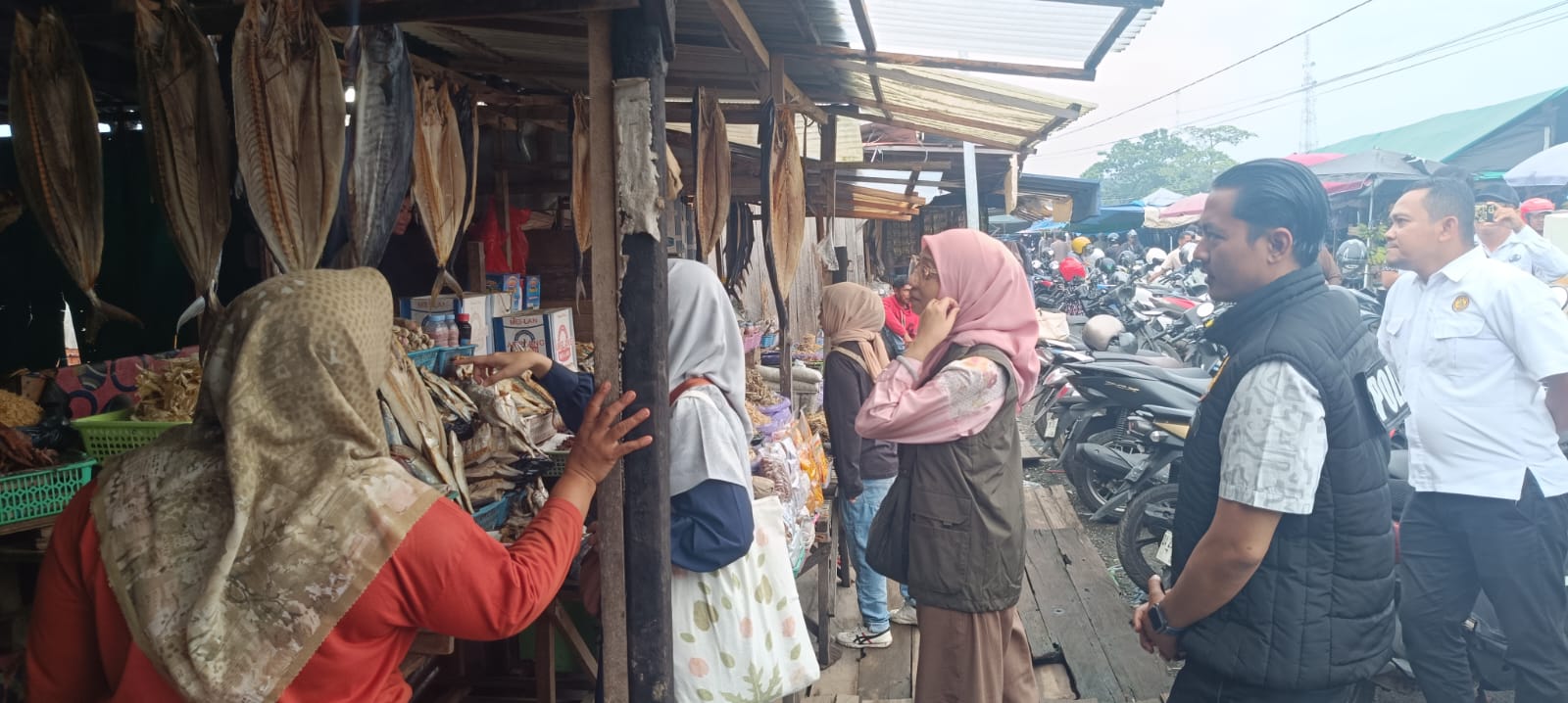 Satgas Pangan Sidak Pasar Kemakmuran Kotabaru, Harga Bapokting Jelang Ramadan Masih Stabil