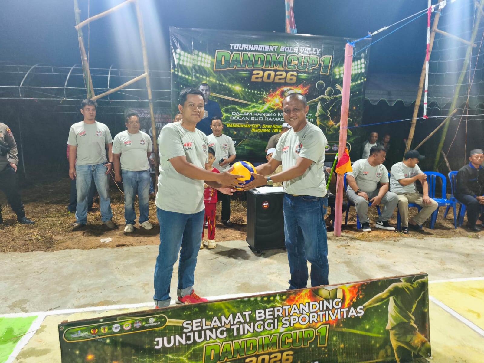 Pererat Silaturahmi dan Sportivitas, Turnamen Bola Voli Dandim Cup I Resmi Dimulai