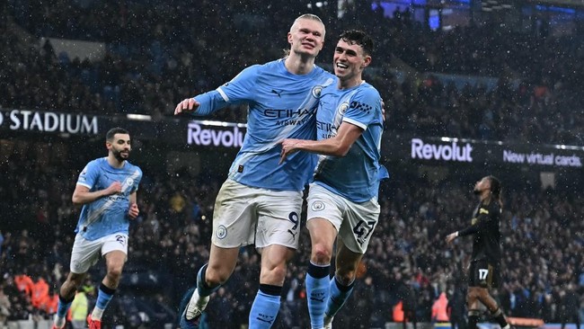 Hasil Liga Inggris: Cetak 3 Gol 15 Menit, City Bantai Fulham