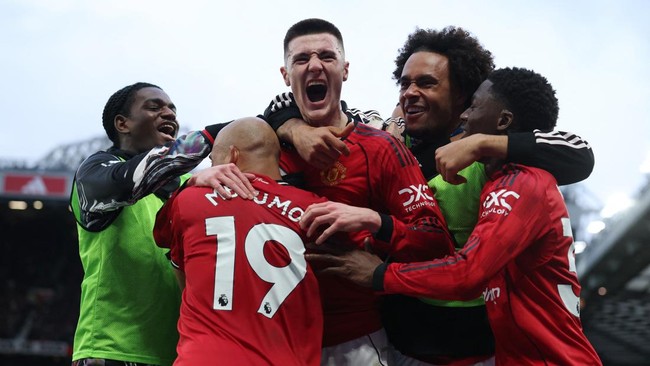 Hasil Liga Inggris: Drama 5 Gol di Old Trafford, MU Hajar Fulham 3-2