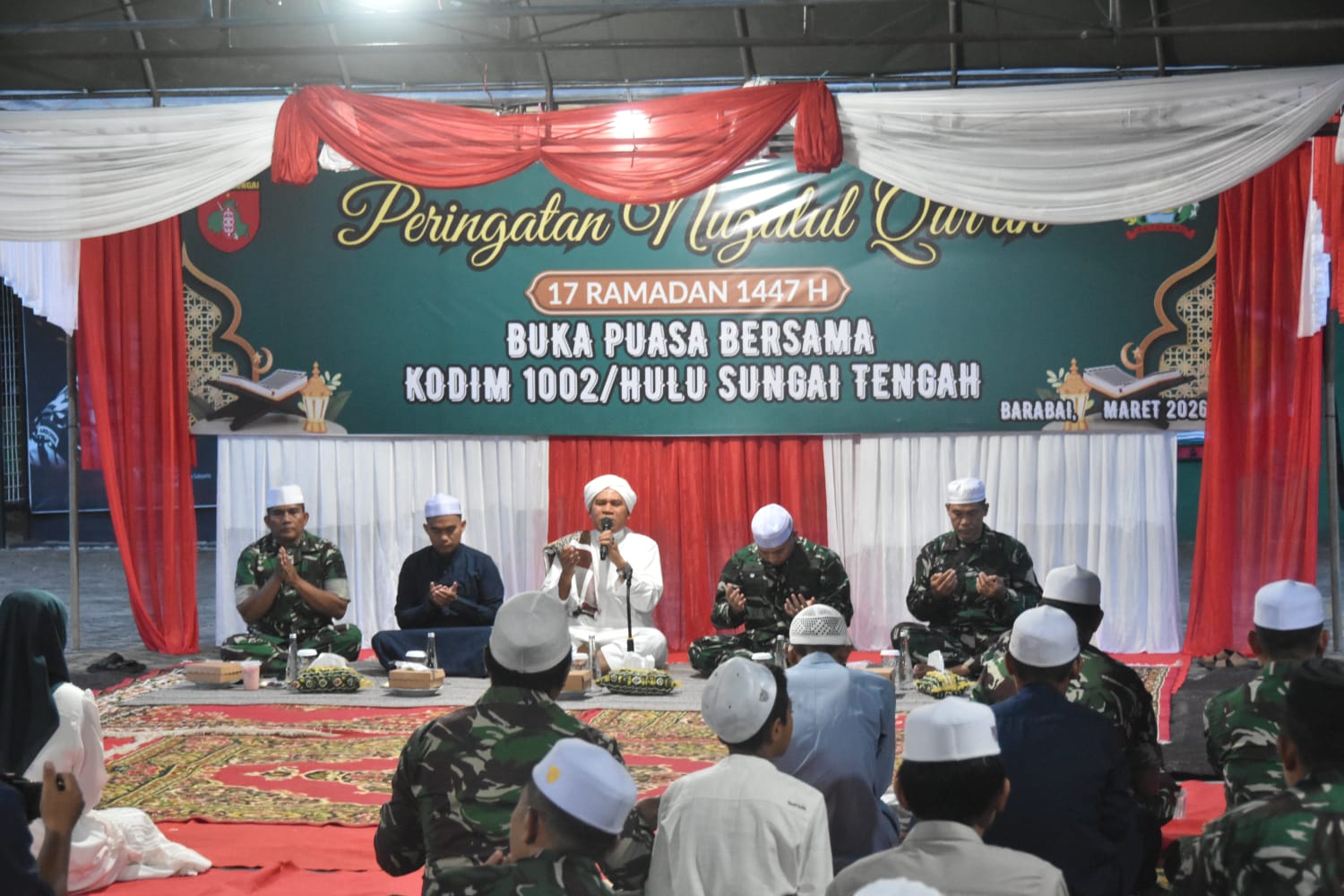 Kodim 1002/HST Gelar Peringatan Nuzulul Qur’an dan Buka Puasa Bersama
