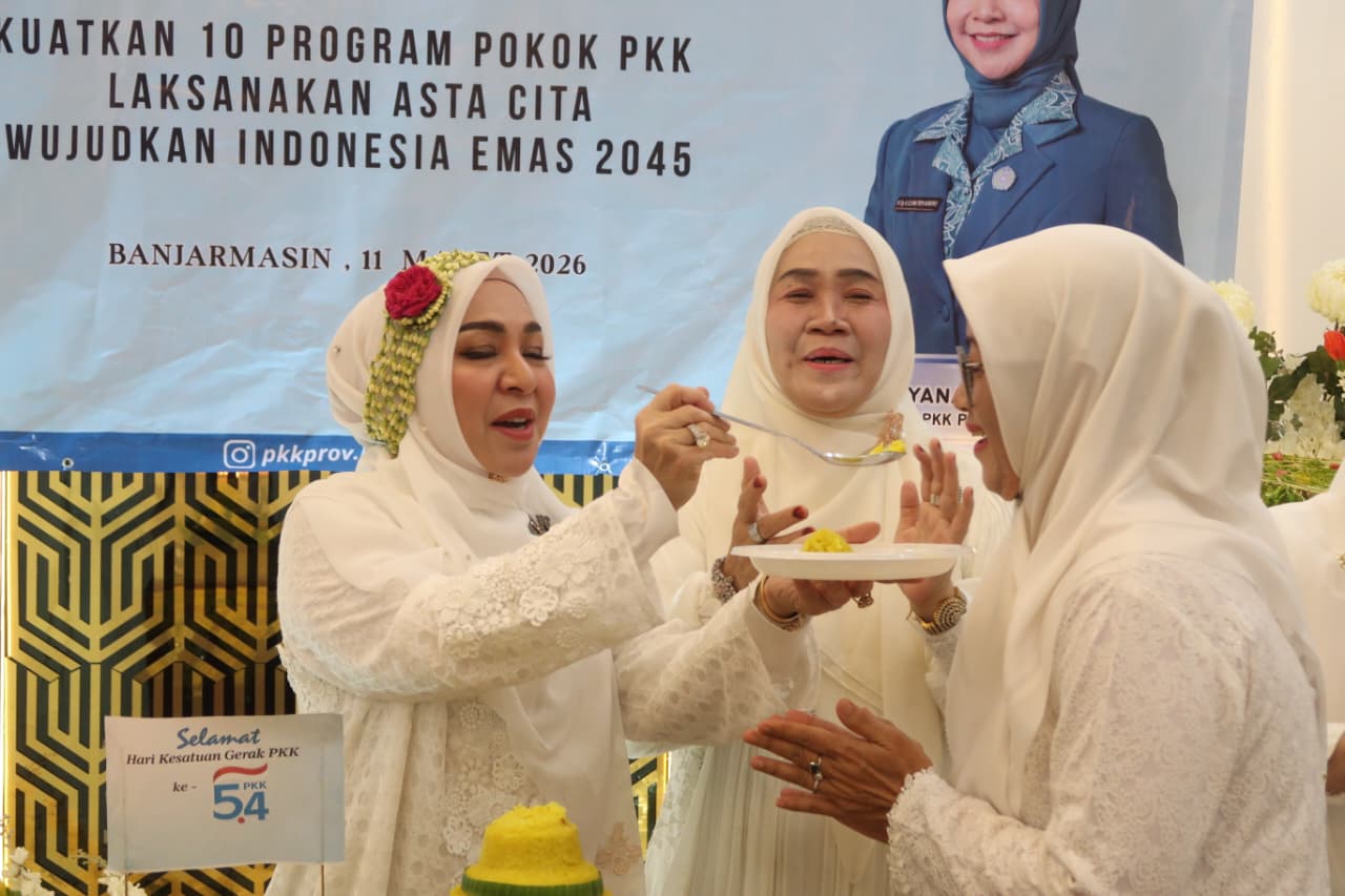TP PKK Kalsel Peringati Hari Kesatuan Gerak Ke-54