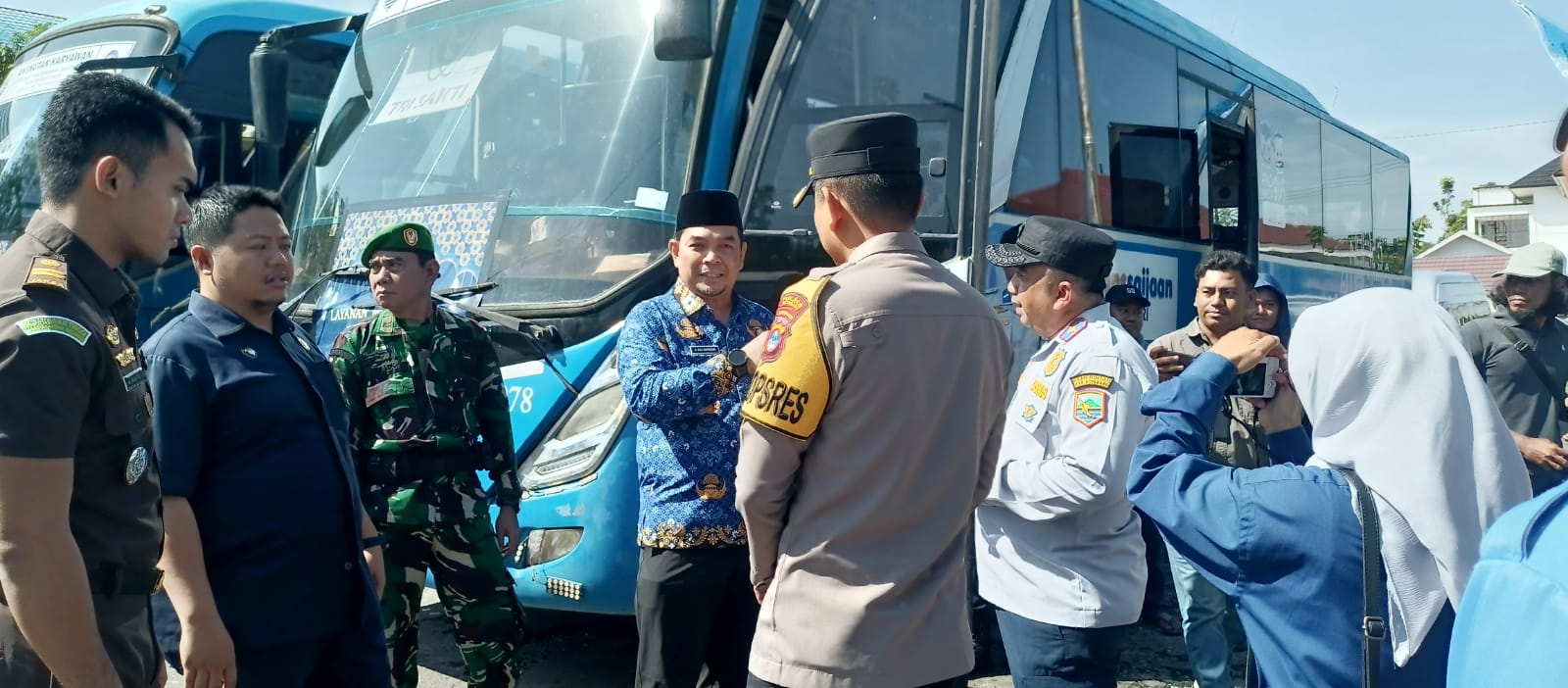 Pemkab Kotabaru Lepas 94 Peserta Program Mudik Gratis 2026