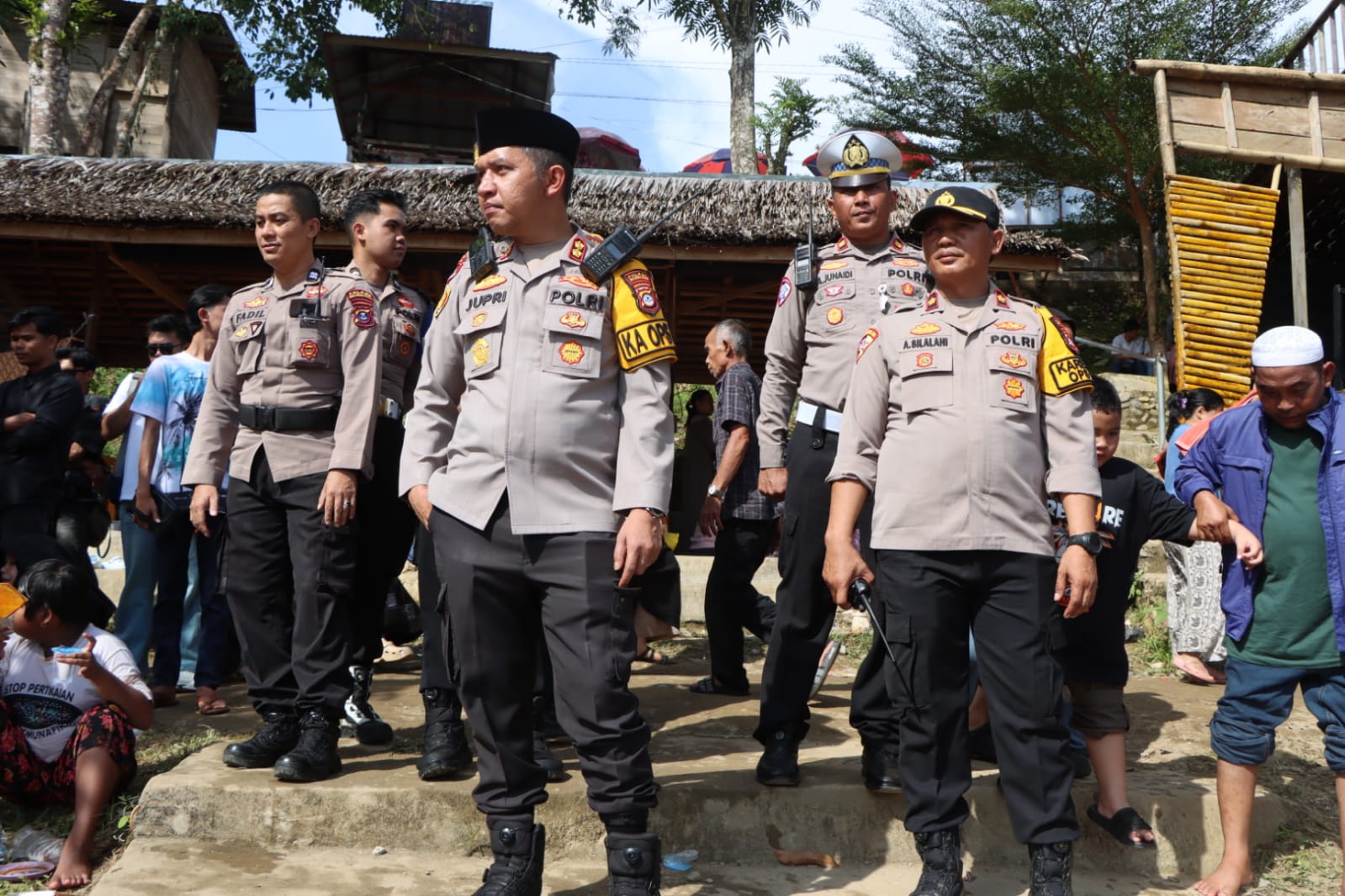 Kapolres HST Cek Pengamanan Arus Balik dan Tempat Wisata