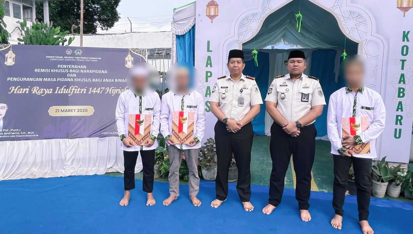 371 Warga Binaan Lapas Kotabaru Terima Remisi Khusus