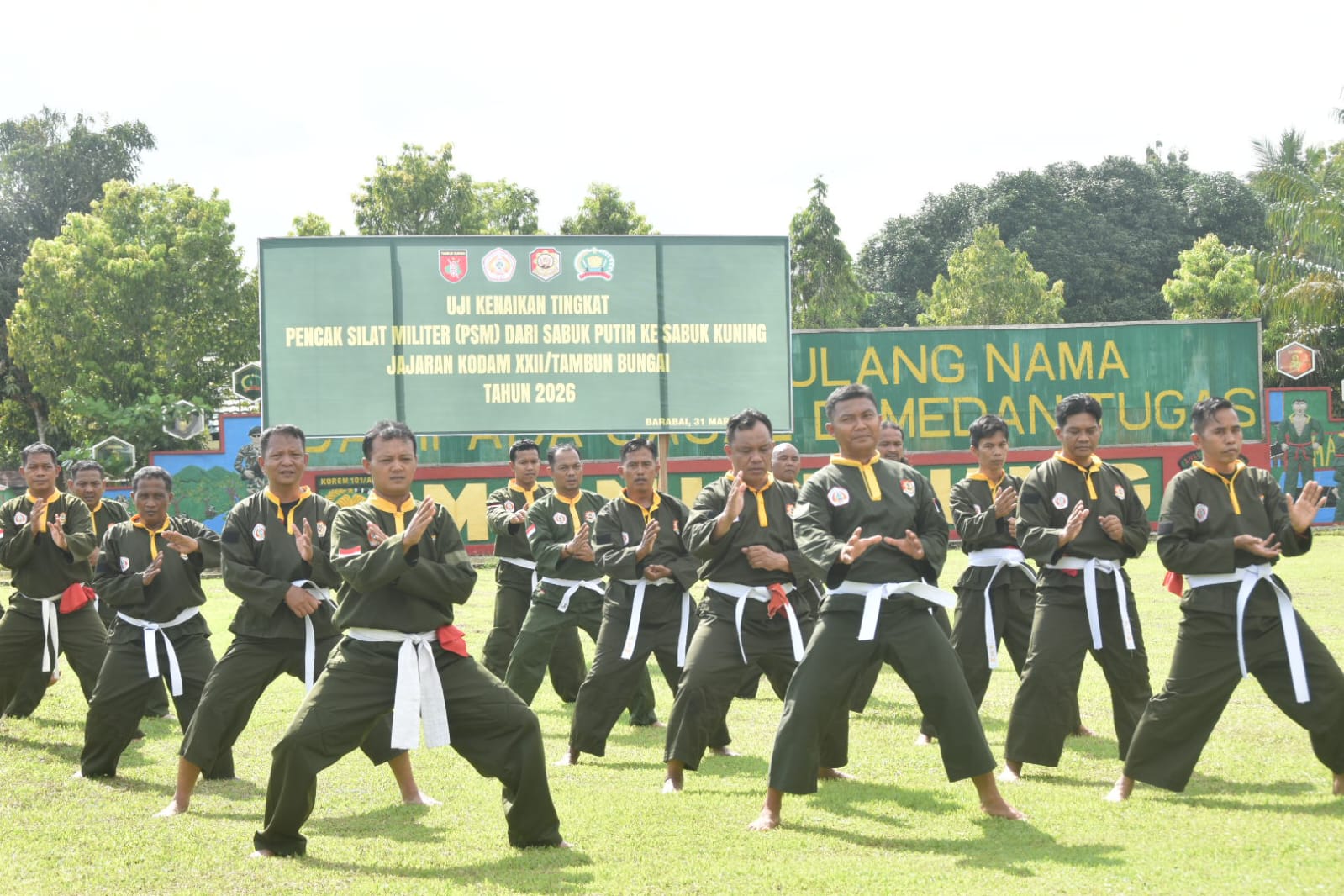 Uji Kenaikan Sabuk PSM Perkuat Profesionalisme Prajurit TNI AD