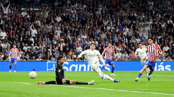 Madrid Vs Atletico: Vinicius Bikin Brace, Los Blancos Menang 3-2