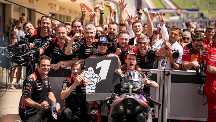 Aprilia Moncer, Bos Ducati: Musim Masih Panjang, Belum Ada yang Hilang