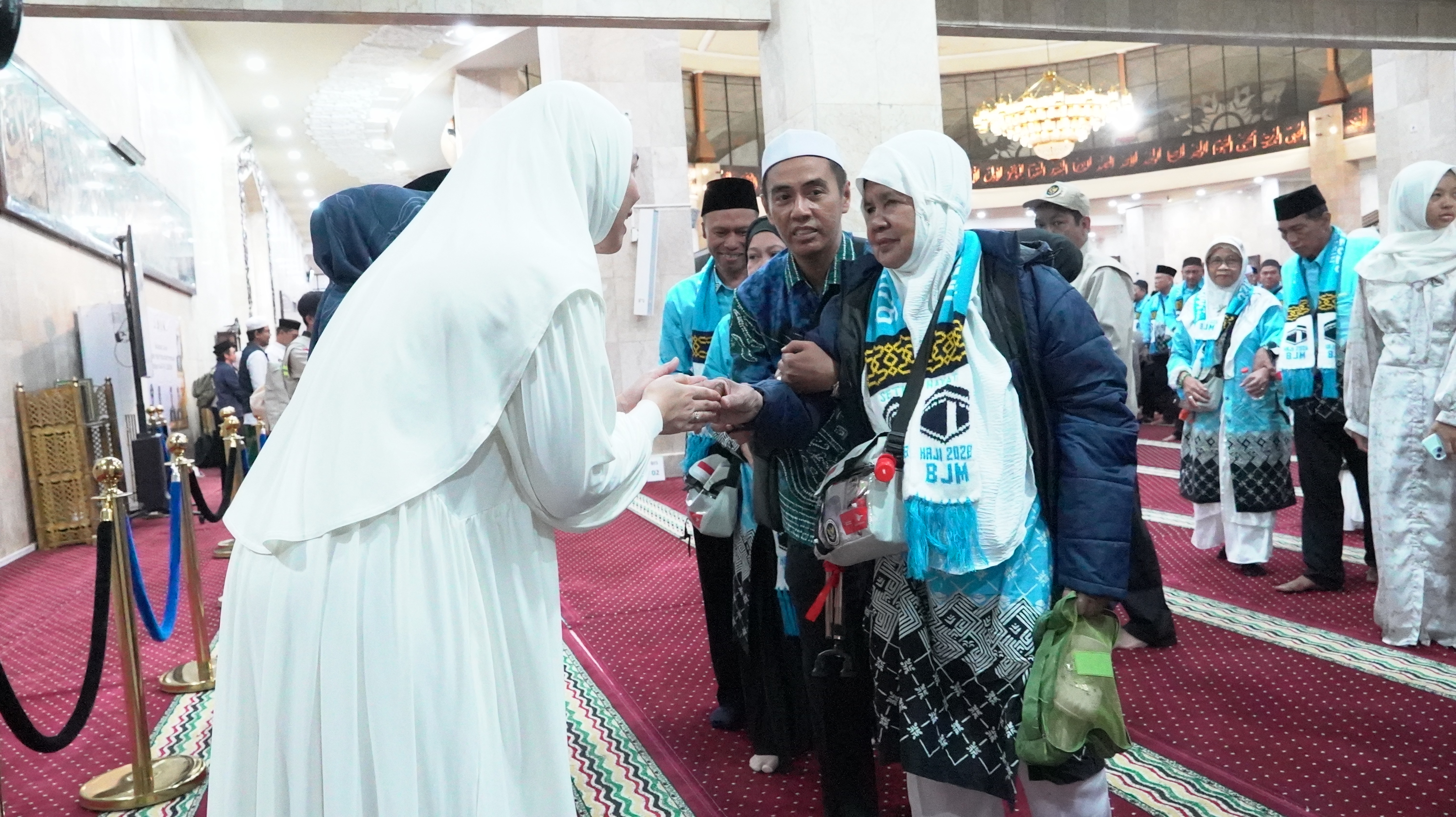 Ananda Lepas Ratusan Jemaah Haji Kloter Pertama Asal Banjarmasin