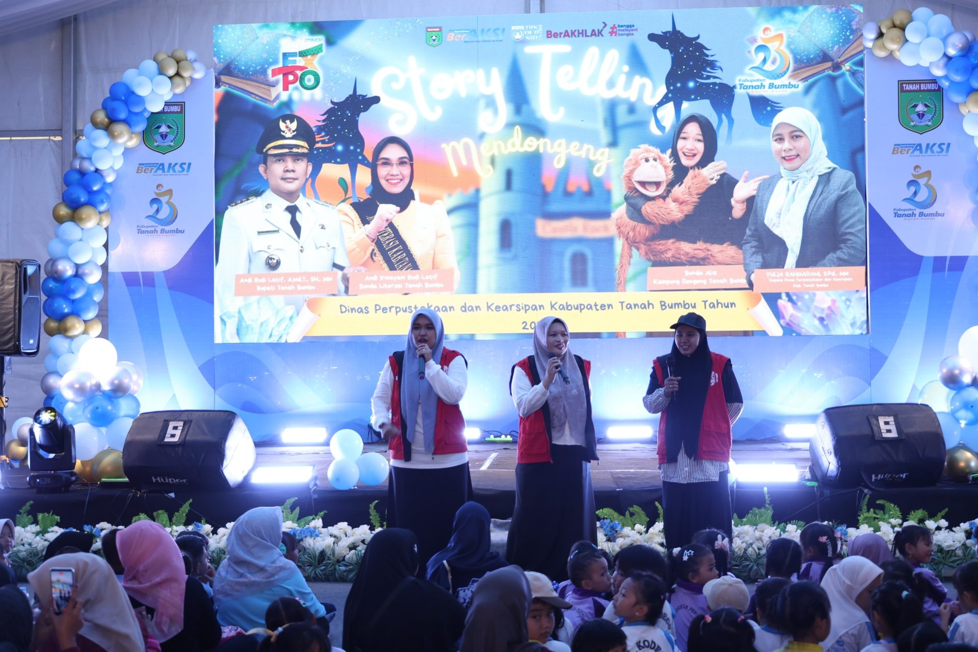 Hari Kedua Aksi Inovasi Tanbu, Story Telling dan Lomba Pidato Meriahkan HUT ke-23 Tanah Bumbu