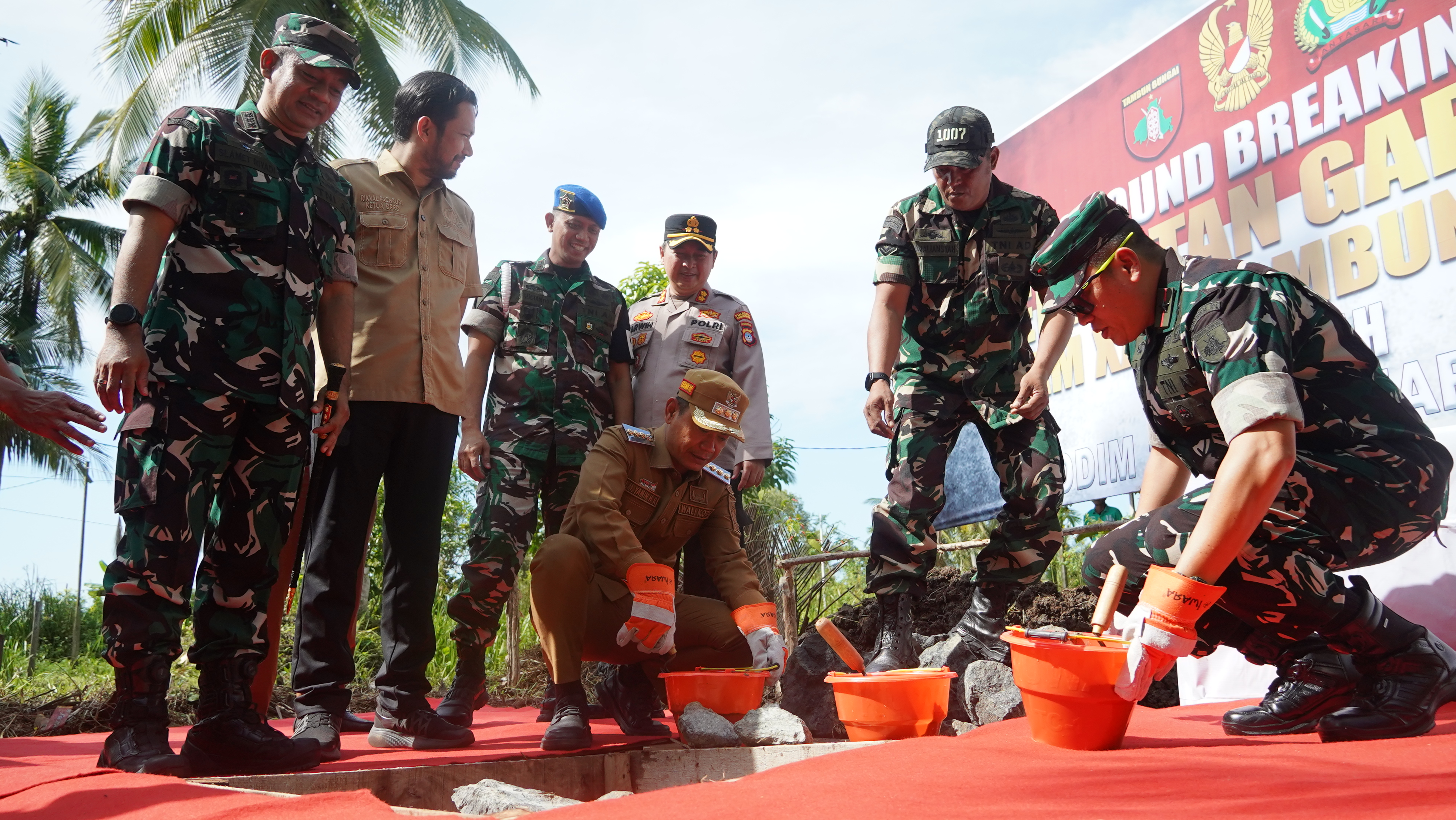 Jembatan Perbatasan Banjarmasin dan Aluh-Aluh Diperbaiki