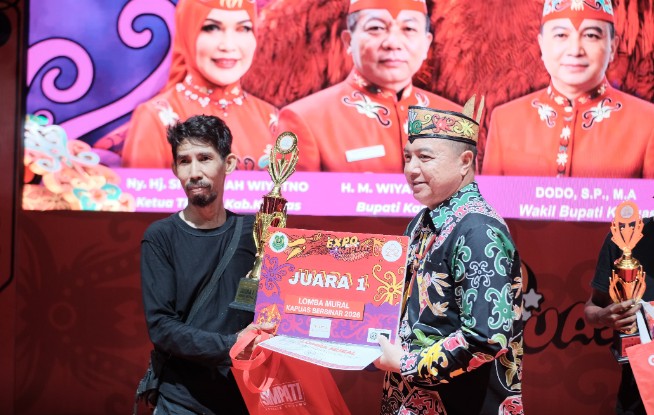 Dorong Kreativitas Generasi Muda, Lomba Mural Meriahkan Peringatan Harjad Kabupaten Kapuas