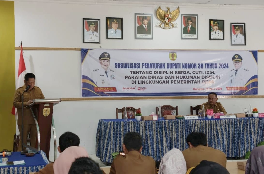 Bupati HST ‘Warning’ Aparatur Desa Lebih Profesional Mengelola Keuangan dan Administrasi