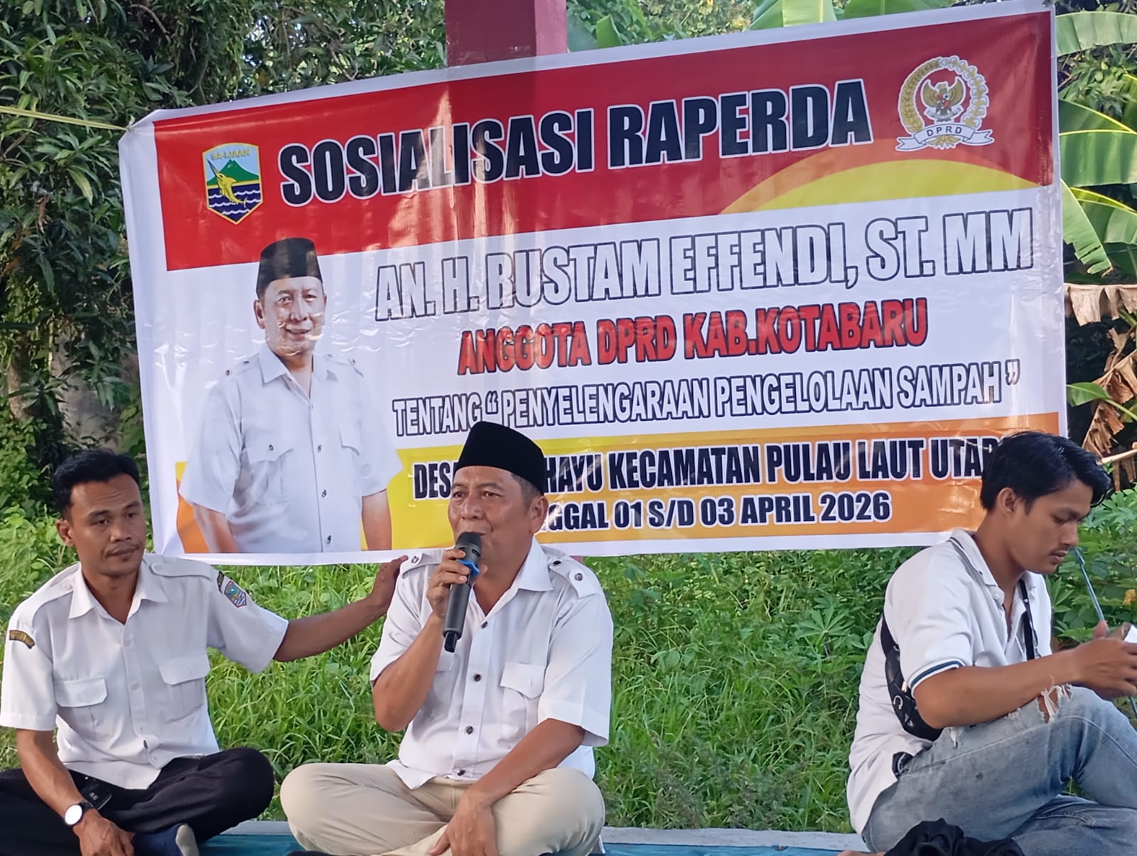 Rustam Effendi Sosialisasikan Raperda Sampah, Tekankan Peran Aktif Masyarakat