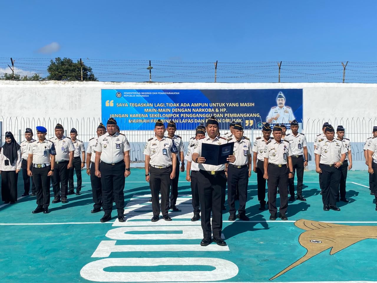 Tegaskan Integritas, Lapas Kotabaru Deklarasikan Ikrar Zero HALINAR