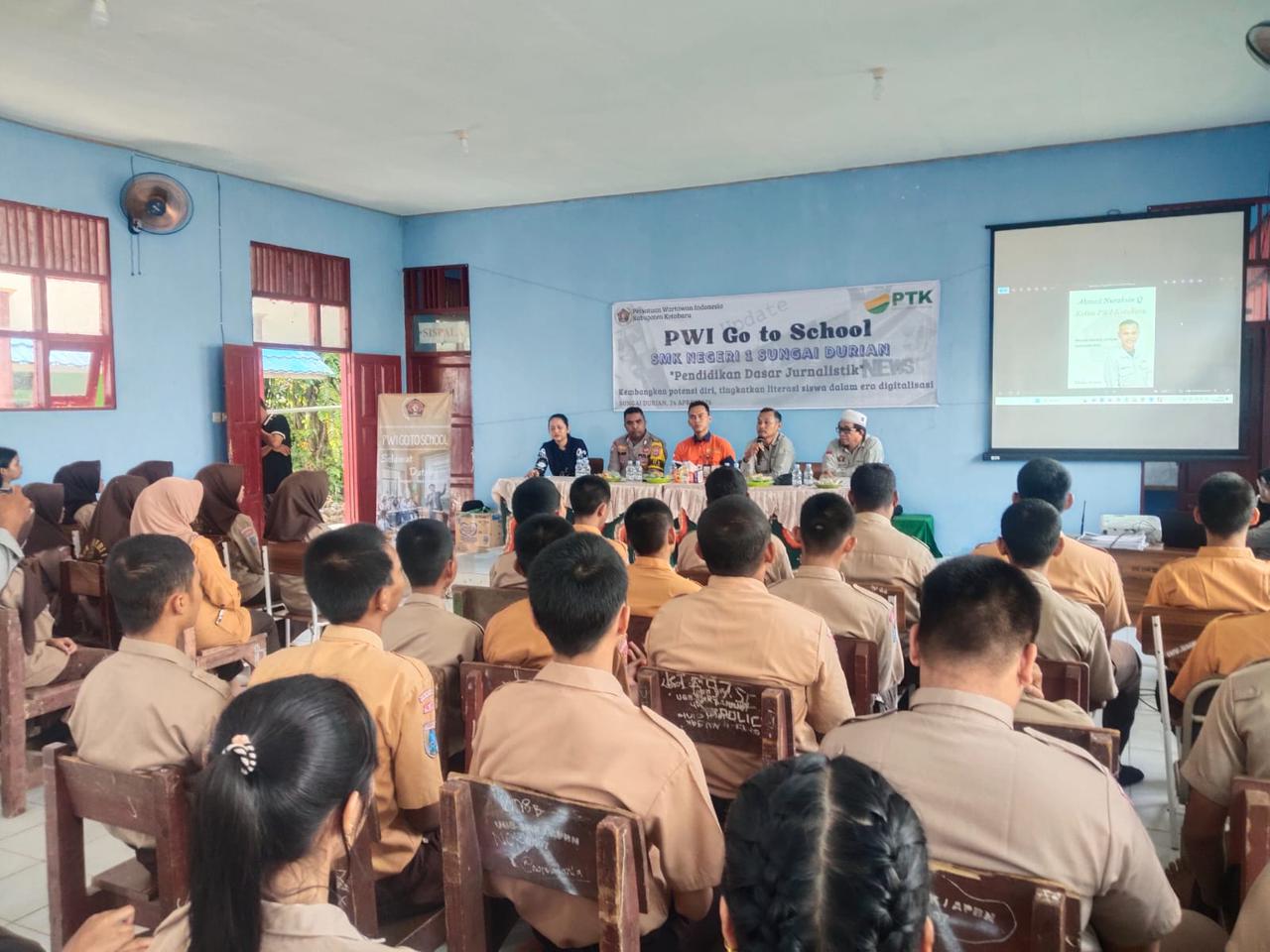 Sinergi PWI dan PTK, Literasi Digital Pelajar Sungai Durian Diperkuat