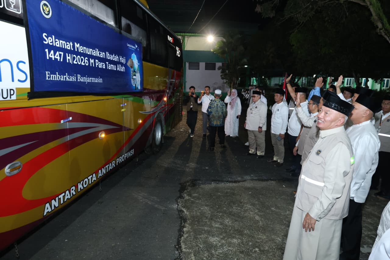 Ini Pesan Gubernur Kalsel saat Melepas Jemaah Calon Haji