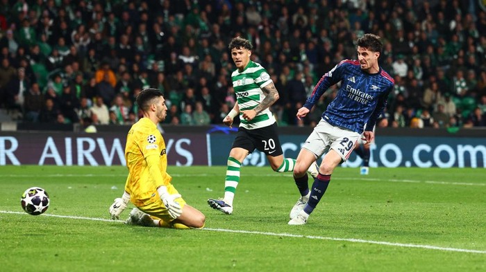 Hasil Liga Champions: Arsenal Menang Dramatis atas Sporting Lisbon