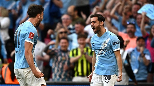 Hasil Piala FA: Man City Lolos ke Final