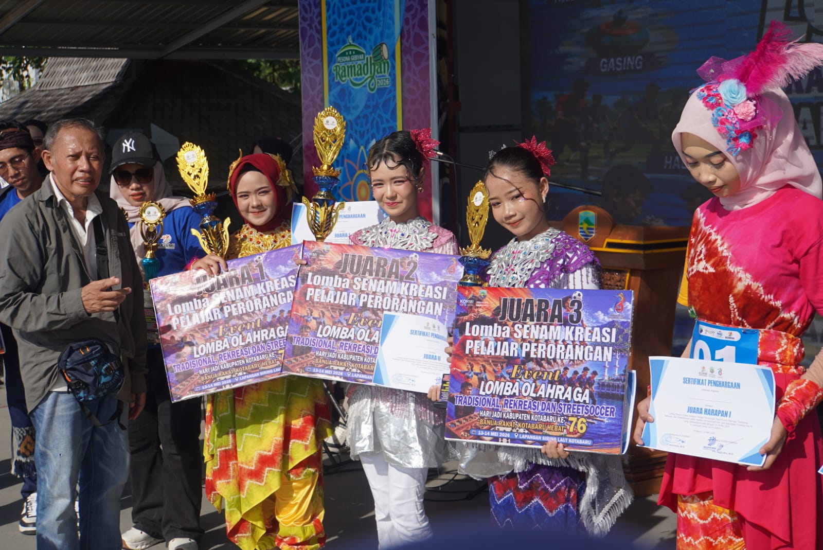 Festival Olahraga Tradisional dan Street Soccer Berakhir Sukses, Ketua KORMI Kotabaru Apresiasi Dukungan Pemda