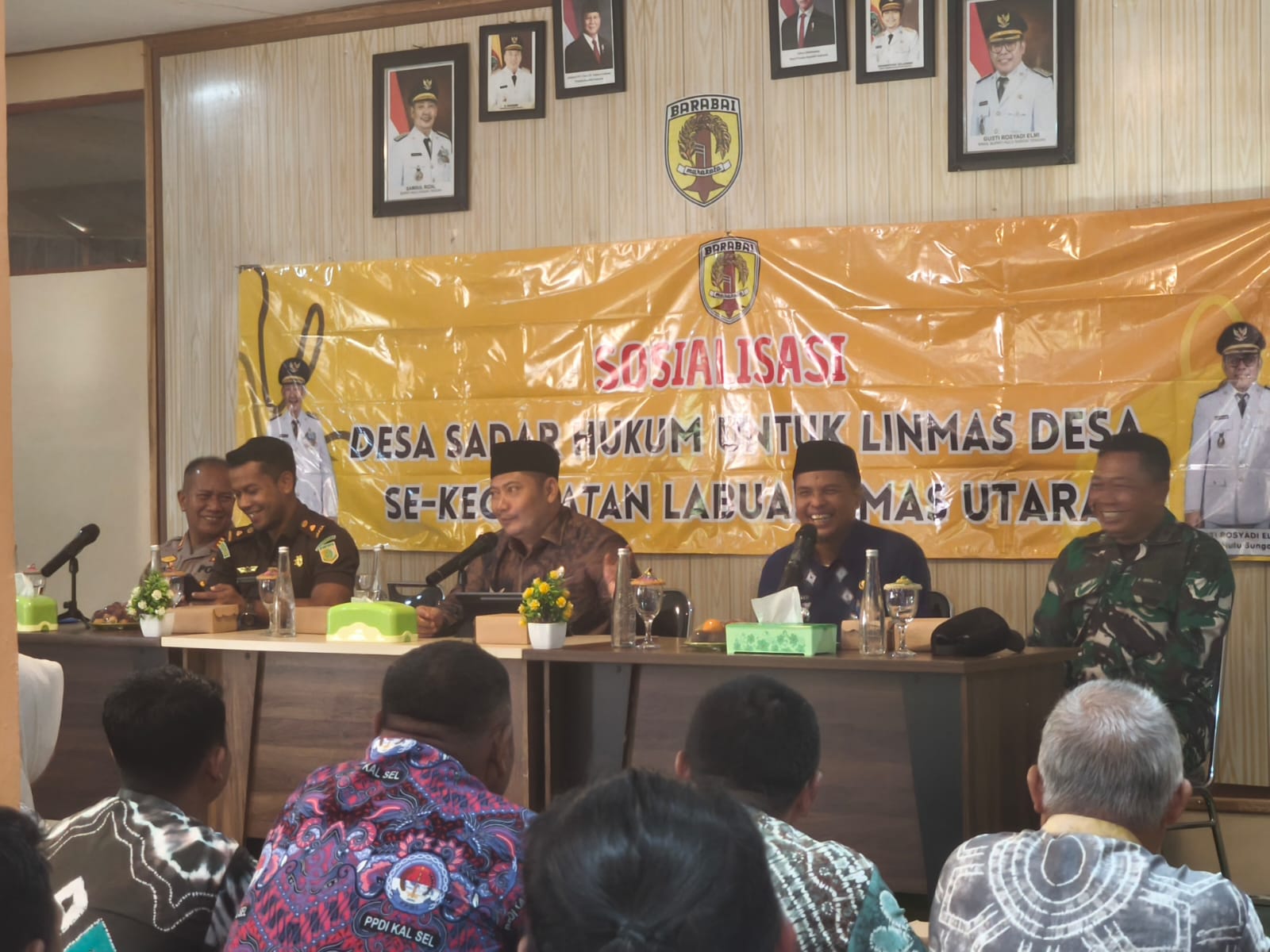 Perkuat Peran Linmas, Pemkab HST Dorong Desa Sadar Hukum
