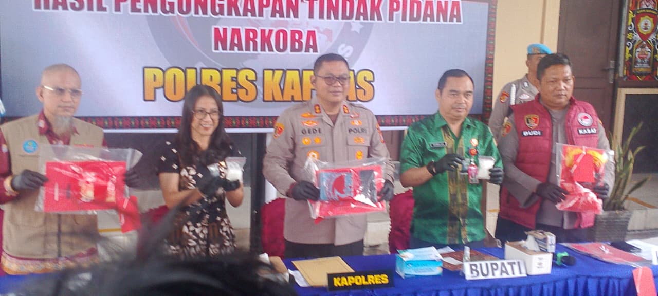 Polres Kapuas Musnahkan Barang Bukti Narkotika