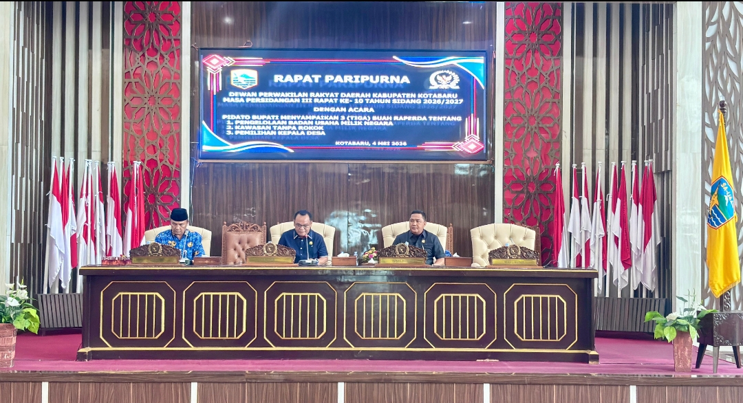 DPRD Kotabaru Bentuk Pansus Tiga Raperda Strategis